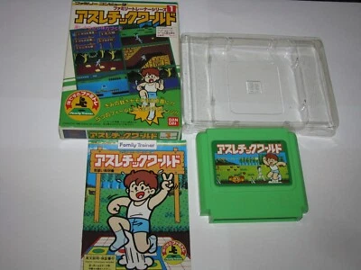 Athletic World Family Trainer Famicom NES Japan import boxed +manual US Seller - Image 1 of 4