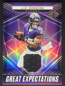 Camiseta deportiva JK DOBBINS 2023 Panini Illusions Great Expectations reliquia #GE-JDO - Imagen 1 de 2