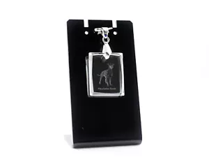 Manchester Terrier, Dog Crystal Necklace, High Quality, Crystal Animals CA - Picture 1 of 5