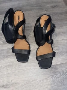 & Other Stories Black Heeled Sandals Sz40 - Picture 1 of 7