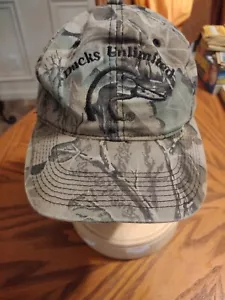 Vtg Ducks Unlimited Advantage Pattern Cap Hat - Picture 1 of 7