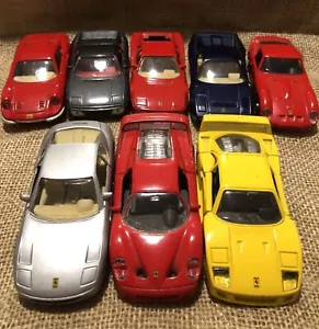 Maisto Ferrari 🏎️ Models Lot of 8 Vintage Cars - Picture 1 of 18