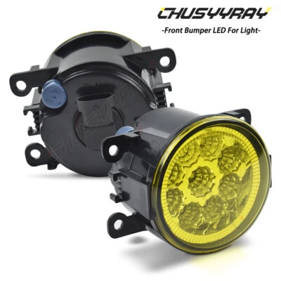 Par de luces antiniebla para parachoques delantero para Nissan Quest 2014-2017 lente transparente L+R Foto 1 de 4