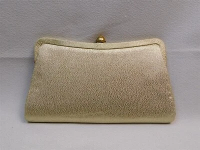 Bolso sin asas Almirante de colección años 70 cartera oro brillante cojo cadena asa nuevo de stock Kmart Foto 1 de 4