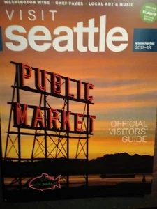OFFICIAL VISITOR'S GUIDE WASHINGTON WINE & MORE 2017-18 SEATTLE WASHINGTON - Picture 1 of 12