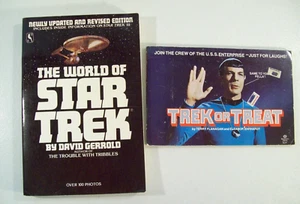 Star Trek Vintage Book Lot, Trek Or Treat, The World Of Star Trek, David Gerrold - Picture 1 of 8