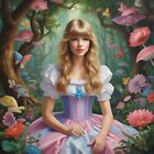 Taylor Swift Alice In Wonderland Theme Inspired Fan ArtIts A Picture Size A3