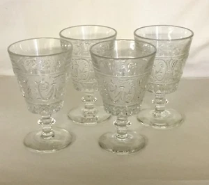 4 Duncan & Miller Kristall Sandwich 5 1/2" Wasserstiele - Bild 1 von 2