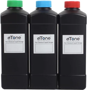3X 1000Ml Darkroom Chemical Storage Bottles Film Photo Developing Processing 1L - Picture 1 of 12