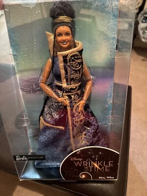 BARBIE SIGNATURE COLLECTION DISNEY A WRINKLE IN TIME MRS. WHO BARBIE DOLL  NIB - Image 1 of 4