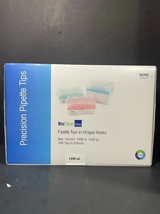 Rainin Pipette Tips 1200 ul LTS Filtered Sterile 8 Racks - Picture 1 of 10