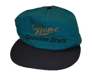 Vintage Miller Genuine Draft Snapback Hat - Picture 1 of 6