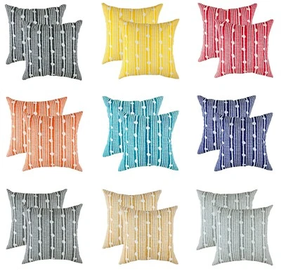 TreeWool, (2 Pack) Spots Accent Cotton Decorative Cushion Covers / Pillowcases - Image 1 of 4