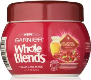 Garnier Whole Blends Color Care Mask w Argan Oil & Cranberry Extracts 10.1 Fl Oz - Picture 1 of 5
