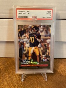 Tom Brady ROOKIE CARD 2000 FLEER ULTRA MINT CONDITION PSA 9 INVESTMENT RC