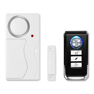Mini Simple Alarm System w/ Remote Control Separate Trigger Alarm Bell Reminder - Bild 1 von 12