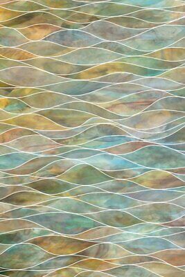 New 24x36 WATERCOLORS Stained Glass Privacy Static Cling WINDOW FILM • 42.64€