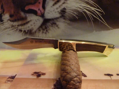 Außergewöhnliches "Aitor"Jagdmesser mit Box . Sammler-/Vitrinenstück. Neu. - Bild 1 von 4