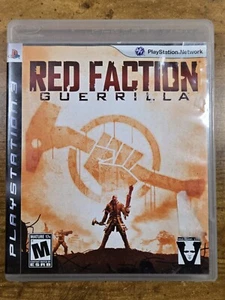 PlayStation 3 RED FACTION: Guerrilla Game & Manual, THQ Rated M, Preowned - Picture 1 of 5