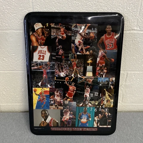 1998 Michael Jordan "Through The Years" Wall Clock Starline 15.25 x 21.75 Cover