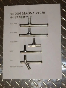  94-2003 Magna VF750 C AC C2 1994-97 VFR750F TUBOS DE VENTILACIÓN DE COMBUSTIBLE/SUMINISTRO    - Imagen 1 de 1