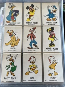 1963 Disney Character trading cards Allens Regina Complete Set Very Rare AUS NZ - Picture 1 of 9