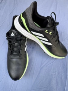Scarpe da golf Adidas Lightstrike nere bianche verdi 10 - Foto 1 di 6