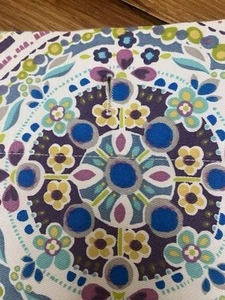 Cynthia Rowley Happy Elephant Print Fabric Shower Curtain Boho Colorful 72" - Imagen 1 de 5