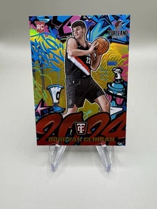 2024 Totally Certified Donovan Clingan Rookie Gold /10 Platinum L Graffiti 🔥 - Picture 1 of 2