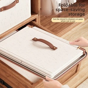 Foldable Storage Box Dustproof Clothes Box Household Item Organizer For Bedroom - Picture 1 of 17
