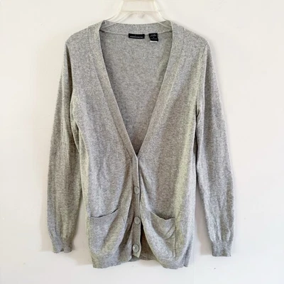 Cárdigan Moda International Mujer Seda Cachemira Mediano Clásico Preppy Cápsula Foto 1 de 4