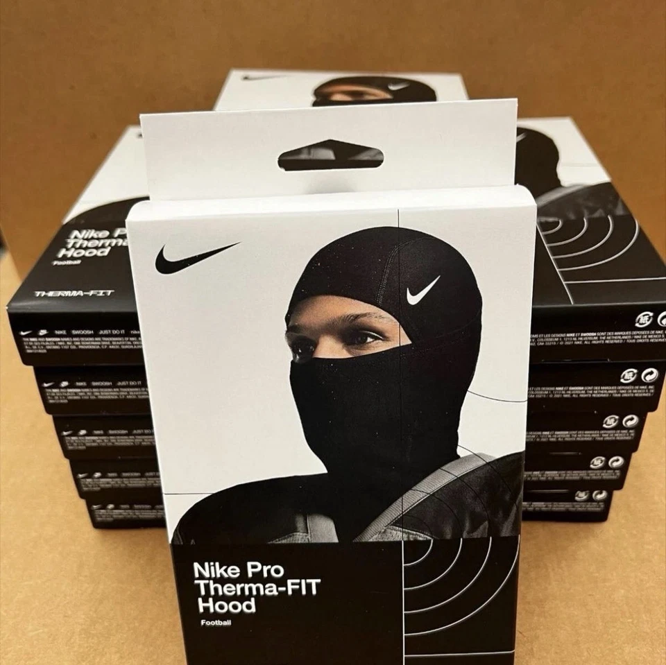 Nike Pro Therma-Fit Hyperwarm Capucha Negro/Blanco Hombres/Nike Máscara de Esquí Talla Única Foto 1 de 1