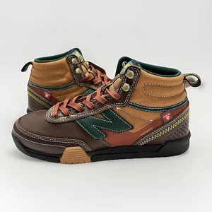 New Balance Numeric 440 Trail v2 Top Alto Marrón Verde Bosque Para Mujer Talla 8 NUEVO - Imagen 1 de 15
