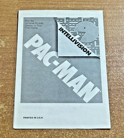 Intellivision BRAND NEW Manual : Pac-Man