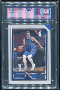 2020-21 Panini Chronicles Threads #82 - Luka Doncic CGA 9 - Picture 1 of 2