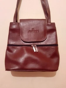 Joop Brown Leather Double Strap Shoulder Bag - Picture 1 of 7