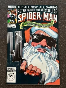 Spectacular Spider-Man #112 Black Cat Appearance 1986 NM - Picture 1 of 6