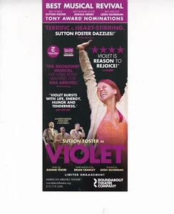 Violet Sutton Foster 2024 4" x 9" pieza promocional - Imagen 1 de 2