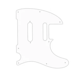 PICKGUARD PERSONALIZADO DE EE. UU. para FENDER® MODERNO PLAYER TELECASTER® PLUS 3 capas PG BLANCO WBW - Imagen 1 de 1