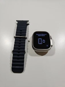 Apple Watch Ultra 2 49mm Titanium Blue Ocean Band GPS + Cellular 3MW2 - Zdjęcie 1 z 6