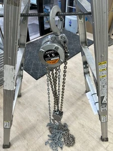 KITO Chain Block CX010L (CX1A) Rated load 1t Standard lifting height 2.5m - Picture 1 of 6