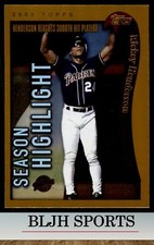 2002 Topps #335 Rickey Henderson San Diego Padres  HL  (1A5)