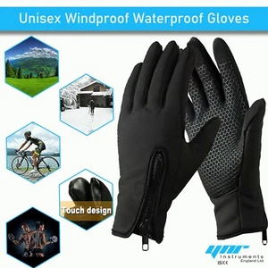 Winter Warm Gloves Thermal Windproof Cycling Anti-slip Ski TouchScren Waterproof - Picture 1 of 30