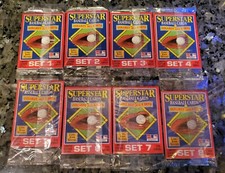 1990 STARLINE LONG JOHN SILVER'S BASEBALL SUPERSTARS COMPLETE SET 1-8 40 Cards