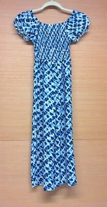 Speechless Kids White & Blue Smocked Top Jump Suits Pants Girl's Size Medium - Picture 1 of 9