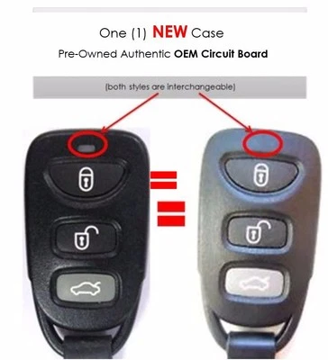 1 NUEVO mando a distancia sin llave KIA Spectra 2008 entrada clicker control coche transmisor llavero Foto 1 de 4