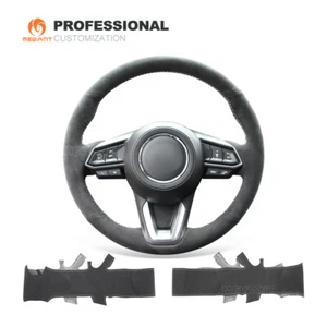 MEWANT Custom Alcantara Steering Wheel Cover for Mazda 6 Mazda 3 CX-3 CX-9 CX-5 - Imagen 1 de 11