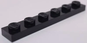 Lego 10x placa negra 1 x 6 - Imagen 1 de 1
