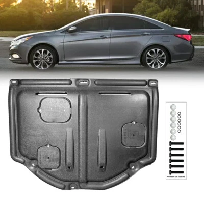 Protectores contra salpicaduras debajo del motor guardabarros delantero para Hyundai Sonata 2012-2013 Foto 1 de 4