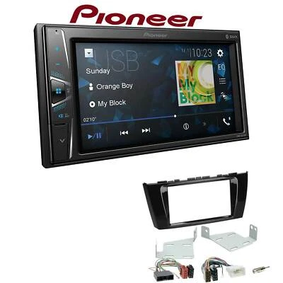 Pioneer Autoradio Bluetooth Touchscreen für Mitsubishi Spacestar in piano black  - Bild 1 von 4